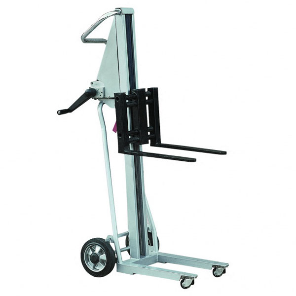 Ministabler med håndsving løfter 1050 mm - 120 kg