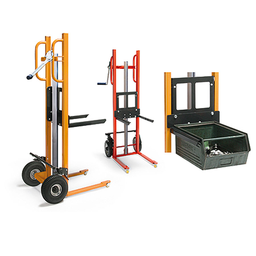 Sækkevogn med hejs og gafler 150 kg