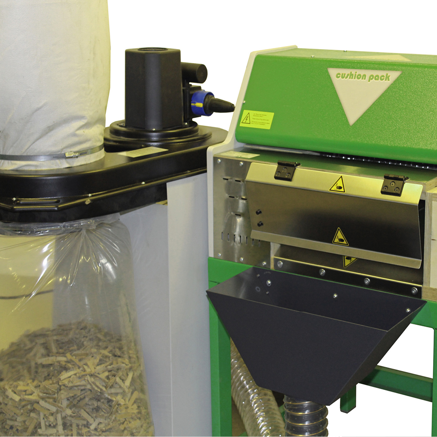 Chipmaker CP424 chipfyld af genbrugspap