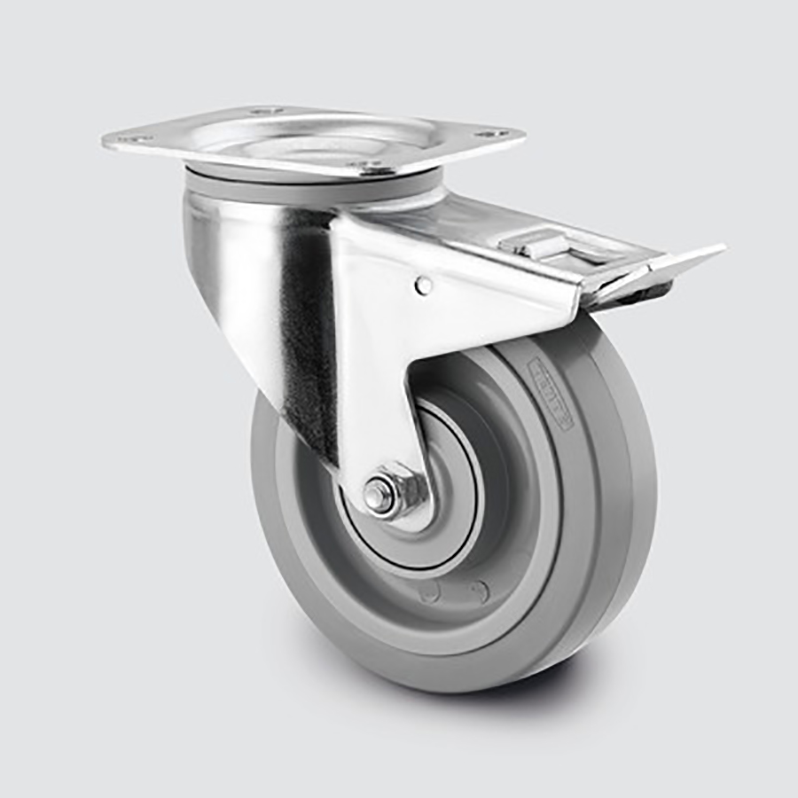 TENTE hjul 3477 UFP 100 P62 GRÅ