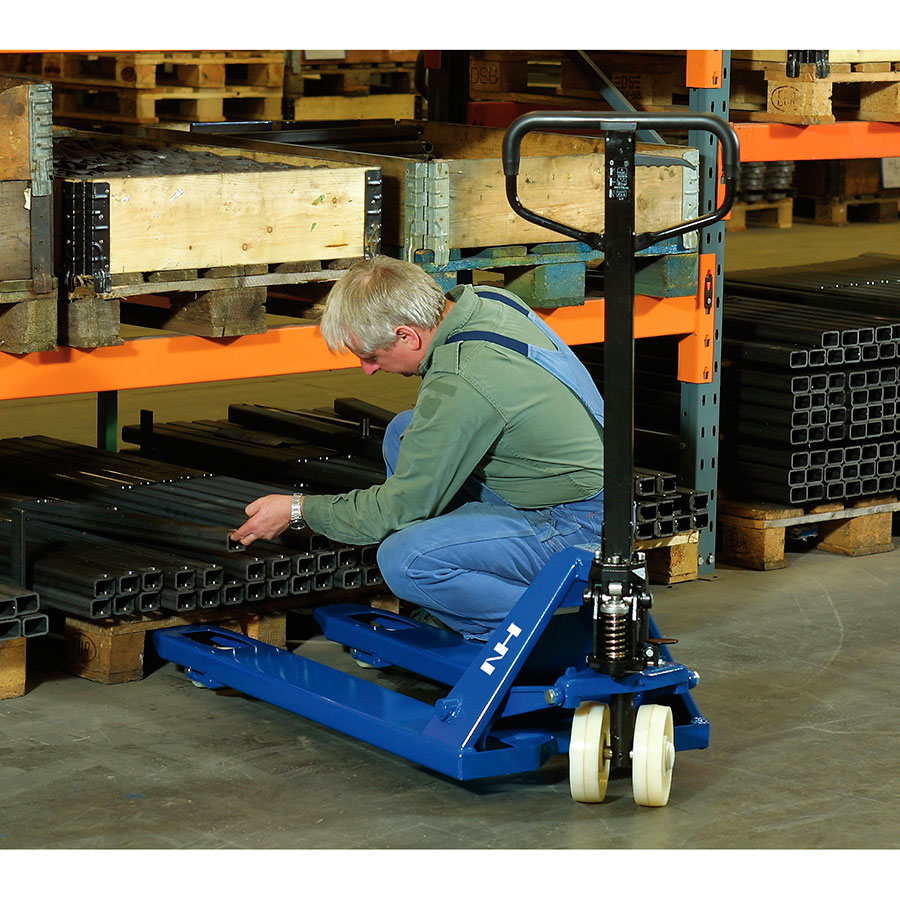 Standard palleløfter med enkel nylon hjul
